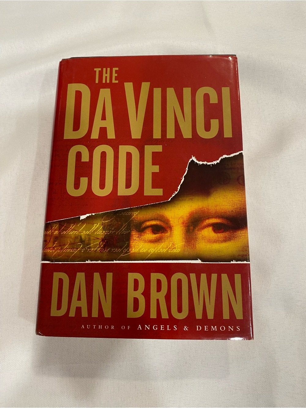The Da Vinci Code by Dan Brown - Red and Gold Hardcover